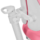 Комплект Anatomica Uniqa Lite парта + кресло белый/серый с розовым креслом Armata Duos