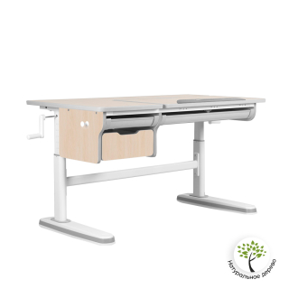 Детский стол Kinderzen Dali клен/серый