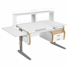 СУТ-25-05Д2 парта дэми сут-25-05д2 120 см раздельная с тумбой с приставкой и надстройками Дэми  парта дэми сут-25-05д2 120 см раздельная с тумбой с приставкой и надстройками Дэми СУТ-25-05Д2